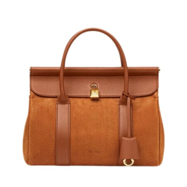 LORO PIANA LOOM BAG L25 BON TON BROWN