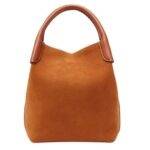 LORO PIANA SMALL BALE BAG BON TON BROWN