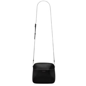 SAINT LAURENT PARIS MINI CAMERA BAG IN BRUSHED LEATHER