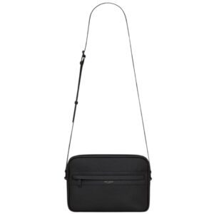 SAINT LAURENT CAMP CAMERA BAG IN GRAINED LEATHER