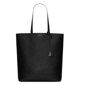 SAINT LAURENT BOLD SHOPPING BAG IN COATED CRINKLED LEATHER