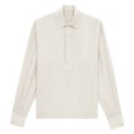 SAINT LAURENT STRIPED TUNIC SHIRT