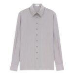 SAINT LAURENT SHIRT IN STRIPED SILK