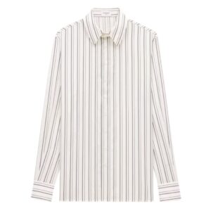 SAINT LAURENT SHIRT IN STRIPED SILK