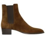 SAINT LAURENT WYATT CHELSEA BOOTS IN SUEDE