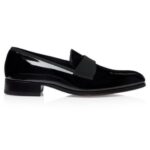 TOM FORD PATENT LEATHER EDGAR EVENING SLIPPER