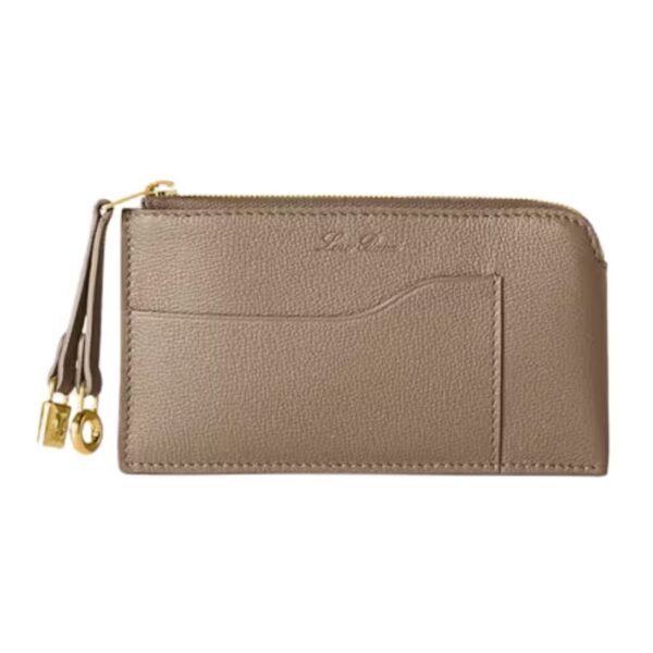 LORO PIANA EXTRA ZIP POUCH WHISPER WHITE - Image 2