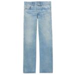 SAINT LAURENT LOOSE FIT JEANS IN BLUE BEAT DENIM