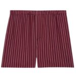 SAINT LAURENT CASSANDRE STRIPED SHORTS