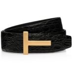 TOM FORD CROCODILE T ICON BELT