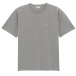 SAINT LAURENT CASSANDRE T-SHIRT IN PIQUÉ