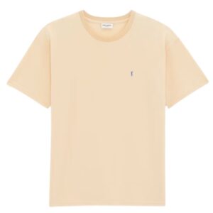 SAINT LAURENT CASSANDRE T-SHIRT IN PIQUÉ