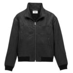 SAINT LAURENT BLOUSON IN GRAINED LAMBSKIN