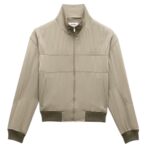 SAINT LAURENT BLOUSON IN SATIN