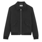 SAINT LAURENT BOMBER JACKET IN FAILLE
