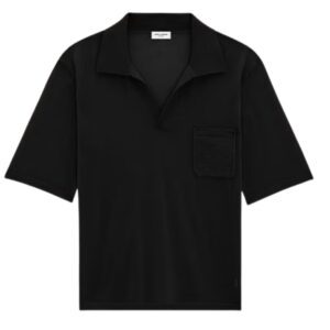 SAINT LAURENT CASSANDRE POLO SHIRT IN WOOL