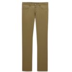 SAINT LAURENT RELAXED SLIM PANTS IN COTTON