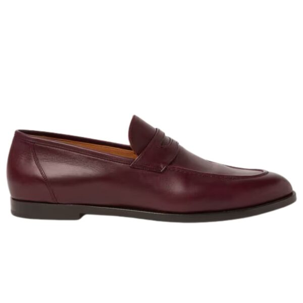 LORO PIANA SERGIO LOAFER DEEP MAROON