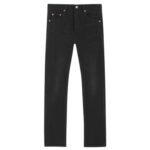 SAINT LAURENT MICK JEANS IN BLACK DENIM