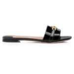 TOM FORD PATENT LEATHER WHITNEY SLIDE BLACK