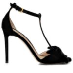 TOM FORD VELVET BRIGITTE SANDAL BLACK