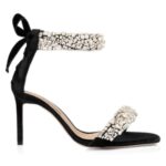 TOM FORD CRYSTAL EMBELLISHED VELVET EDIE SANDAL
