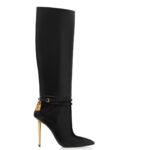 TOM FORD LEATHER PADLOCK BOOT