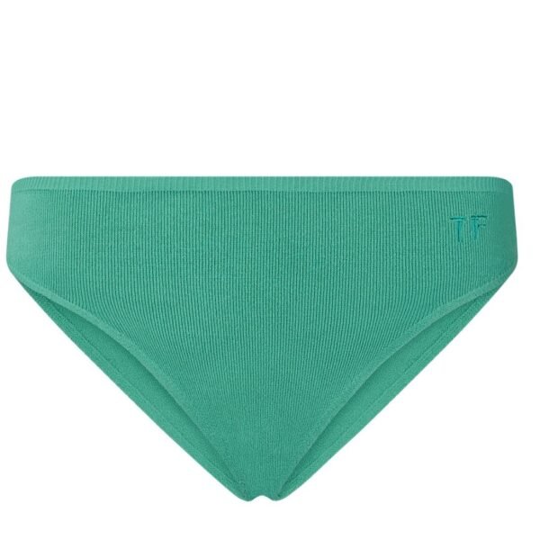 TOM FORD KNICKERS WITH TONAL TF EMBROIDERED LOGO SEA GREEN