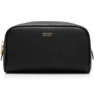 TOM FORD GRAIN LEATHER TRAVEL SMALL COSMETIC CASE