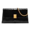 TOM FORD STAMPED PYTHON LEATHER NOBILE CLUTCH