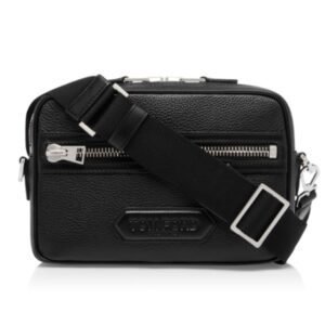 TOM FORD GRAIN LEATHER TRAVELLER SMALL MESSENGER