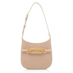 TOM FORD PALMELLATO EFFECT LEATHER MINI BAG LIGHT BEIGE