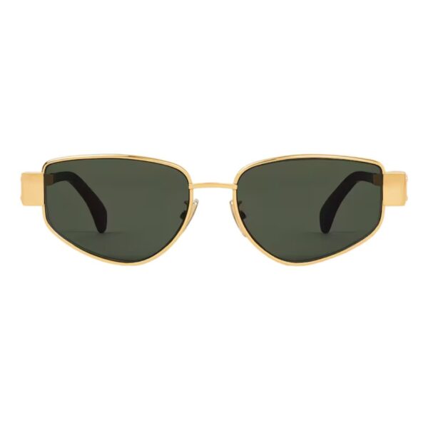 CELINE TRIOMPHE METAL 04 SUNGLASSES IN METAL SILVER-BLUE - Image 2