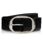 TOM FORD PRINTED ALLIGATOR OVAL BELT