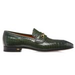 TOM FORD PRINTED CROC BAILEY CHAIN LOAFER
