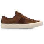 TOM FORD SUEDE CAMBRIDGE SNEAKER BURNT TOBACCO
