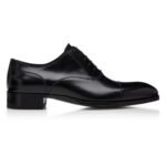 TOM FORD SMOOTH LEATHER ELKAN CAP TOE LACE UPS