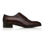 TOM FORD BURNISHED LEATHER ELKAN LACE UP