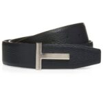 TOM FORD SOFT GRAIN LEATHER RIDGE T BELT