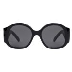 CELINE TRIOMPHE XL 02 SUNGLASSES IN ACETATE BLACK