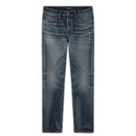 TOM FORD BLUE STRETCH SLIM FIT DENIM
