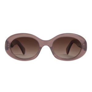CELINE TRIOMPHE 01 SUNGLASSES IN ACETATE BLACK