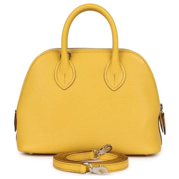 HERMÈS MINI 1923 BOLIDE SUN CHEVRE MYSORE PALLADIUM HARDWARE