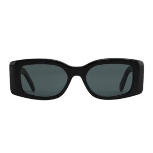 CELINE TRIOMPHE XL 01 SUNGLASSES IN ACETATE BLACK