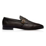 TOM FORD GRAIN DOVER BUCKLE LOAFER ESPRESSO