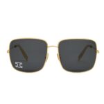 CELINE TRIOMPHE RHINESTONE 01 SUNGLASSES IN METAL WITH CRYSTALS GOLD-SMOKE