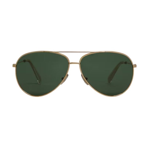 CELINE METAL FRAME 02 SUNGLASSES IN METAL WITH MINERAL GLASS LENSES