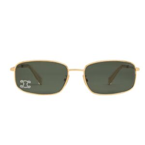 CELINE TRIOMPHE RHINESTONE 02 SUNGLASSES IN METAL WITH CRYSTALS