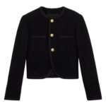 CELINE CHASSEUR JACKET IN BOUCLÉ TWEED