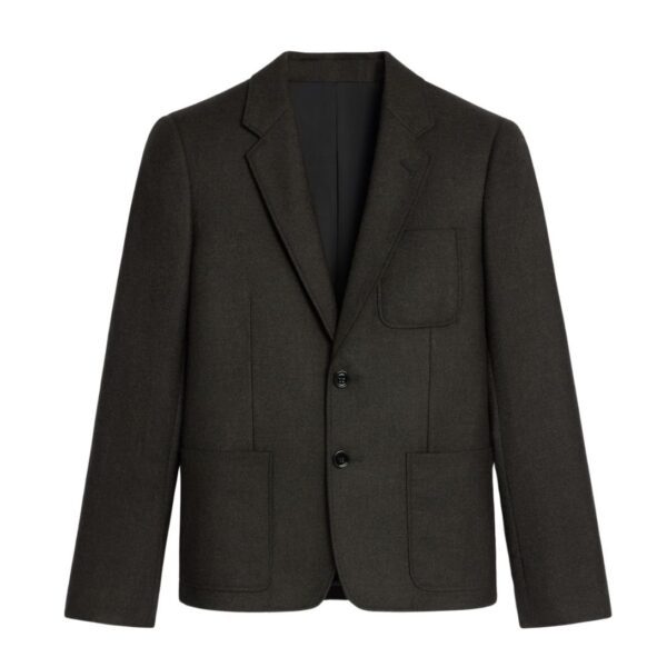 CELINE SHORT JACKET IN CASHMERE FLANNEL